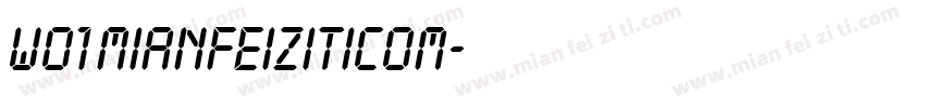 W01 mianfeiziticom字体转换